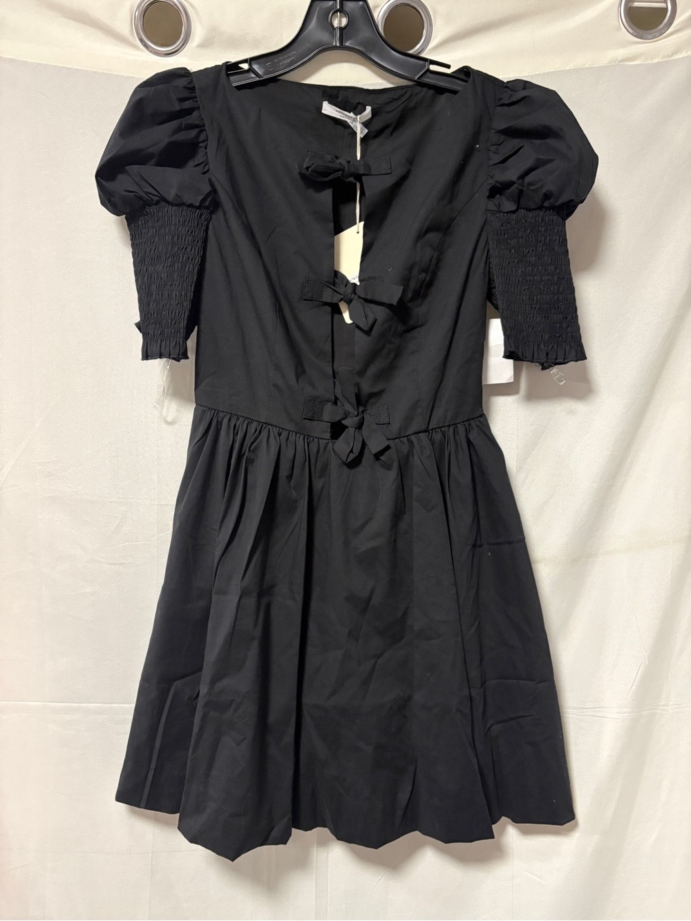 NWT Peppermayo Tie Front Mini Dress Size 2 - Picture 4 of 8